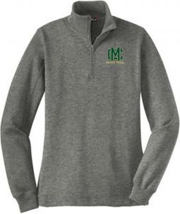 Sport-Tek Ladies 1/4-Zip Sweatshirt,Vintage Heather